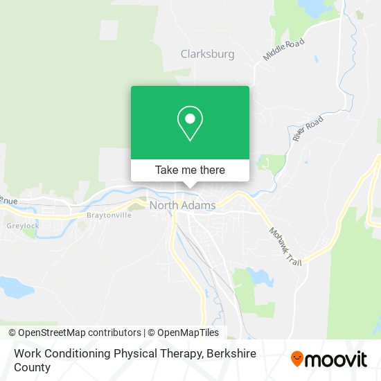 Work Conditioning Physical Therapy map