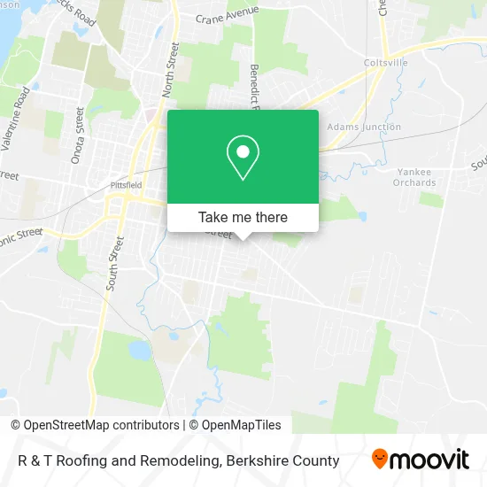 R & T Roofing and Remodeling map