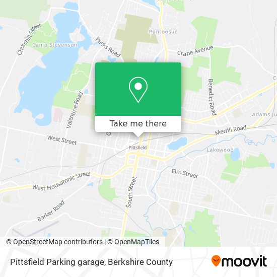 Mapa de Pittsfield Parking garage