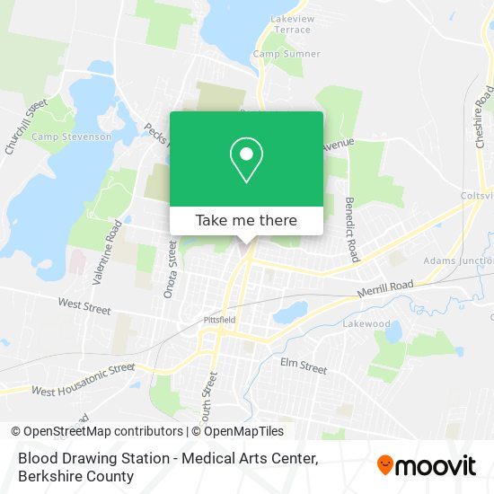 Blood Drawing Station - Medical Arts Center map