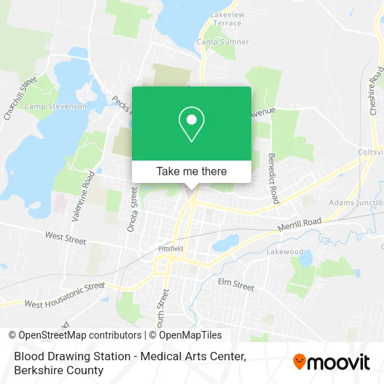 Blood Drawing Station - Medical Arts Center map