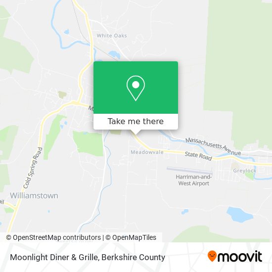 Moonlight Diner & Grille map