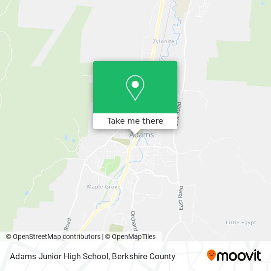 Mapa de Adams Junior High School