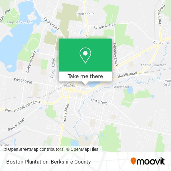 Mapa de Boston Plantation