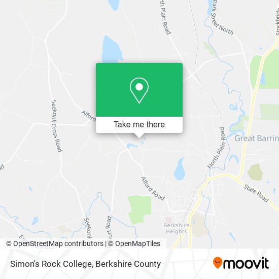 Simon's Rock College map
