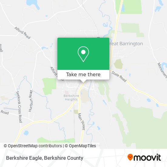 Berkshire Eagle map