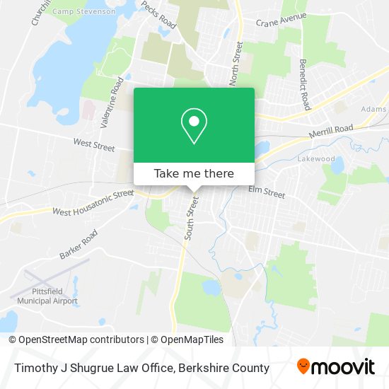 Timothy J Shugrue Law Office map
