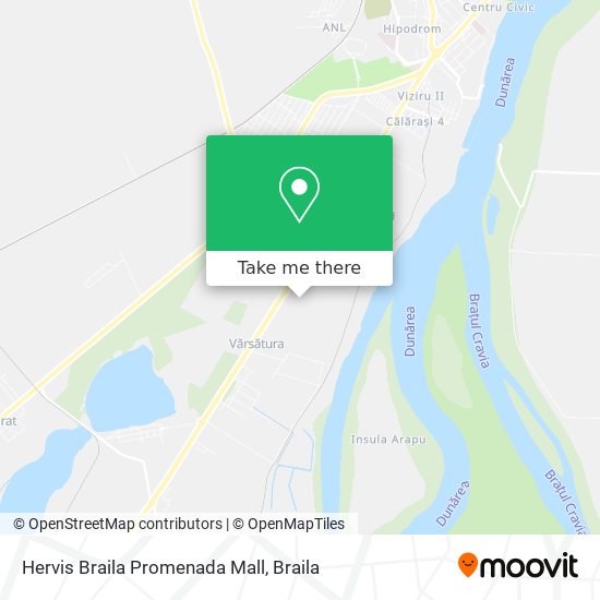 Hervis Braila Promenada Mall map