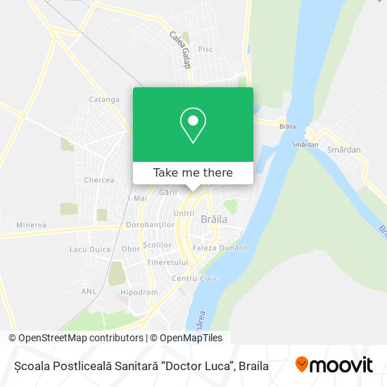 Școala Postliceală Sanitară “Doctor Luca” map
