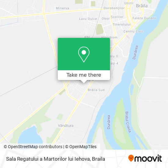 Sala Regatului a Martorilor lui Iehova map