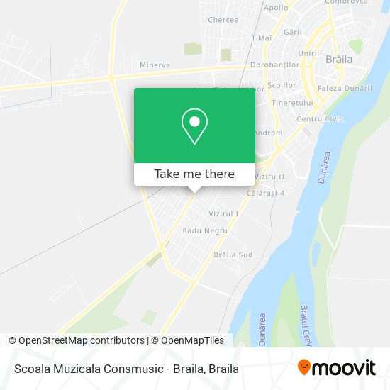 Scoala Muzicala Consmusic - Braila map