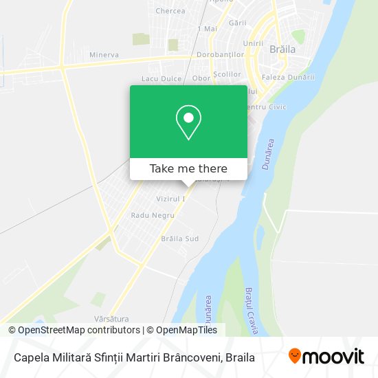 Capela Militară Sfinții Martiri Brâncoveni map