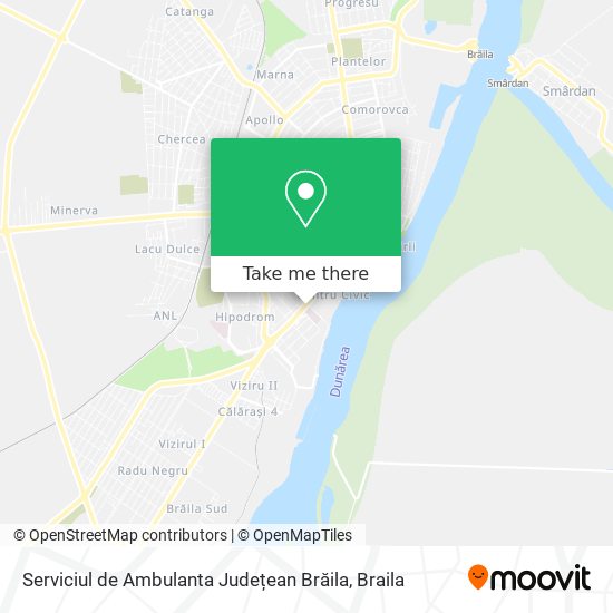 Serviciul de Ambulanta Județean Brăila map