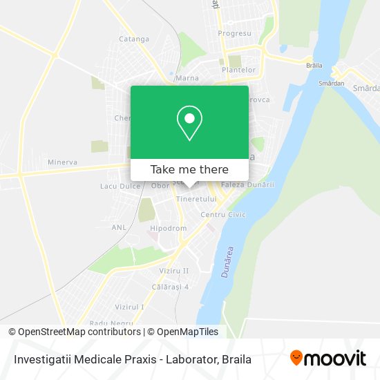 Investigatii Medicale Praxis - Laborator map