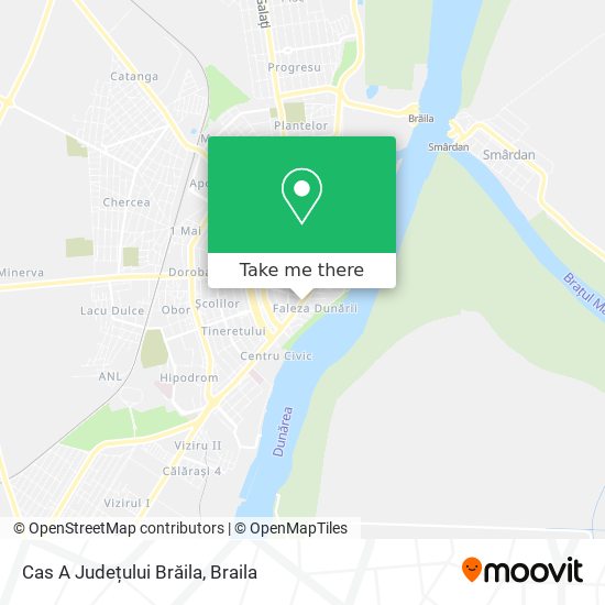 Cas A Județului Brăila map