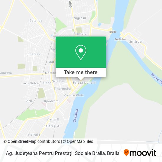 Ag. Județeană Pentru Prestații Sociale Brăila map