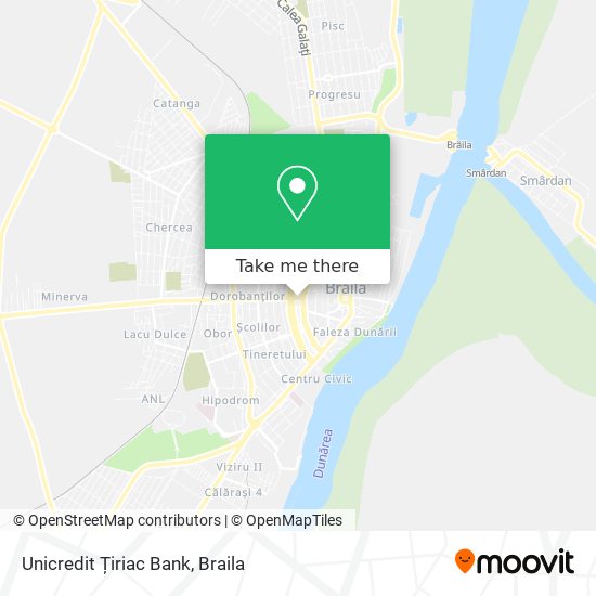 Unicredit Țiriac Bank map