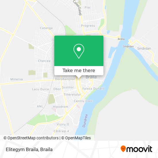 Elitegym Braila map