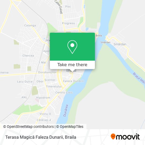 Terasa Magică Faleza Dunarii map