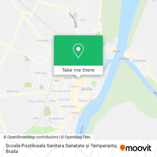 Școala Postliceala Sanitara Sanatate și Temperanta map