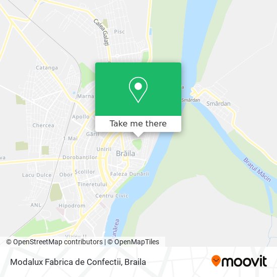 Modalux Fabrica de Confectii map