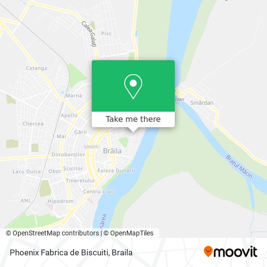 Phoenix Fabrica de Biscuiti map