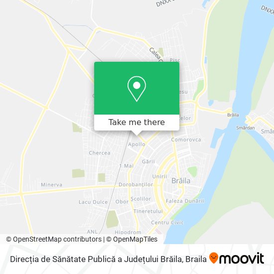 Direcția de Sănătate Publică a Județului Brăila map