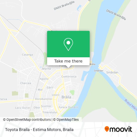 Toyota Braila - Estima Motors map