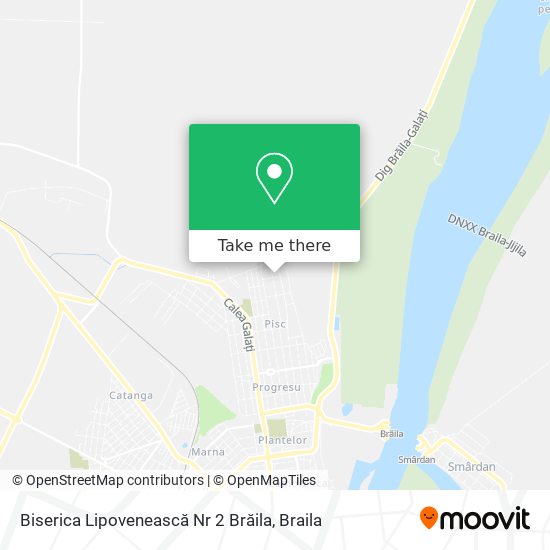 Biserica Lipovenească Nr 2 Brăila map