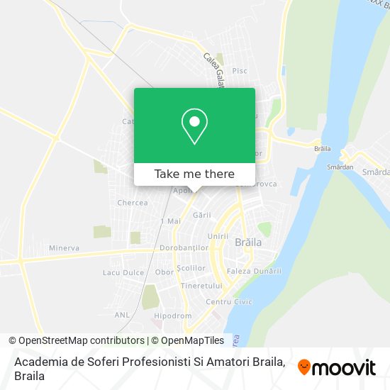 Academia de Soferi Profesionisti Si Amatori Braila map