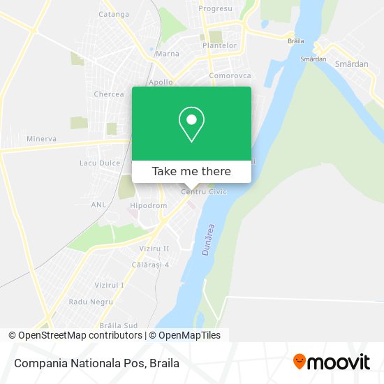 Compania Nationala Pos map