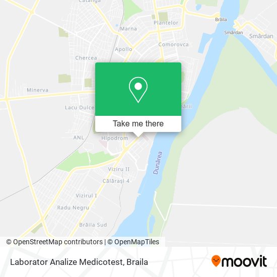 Laborator Analize Medicotest map