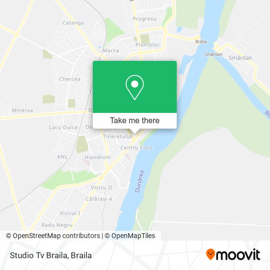 Studio Tv Braila map