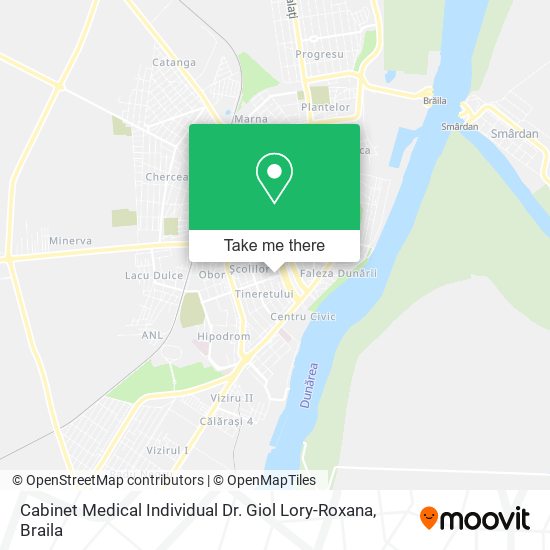 Cabinet Medical Individual Dr. Giol Lory-Roxana map