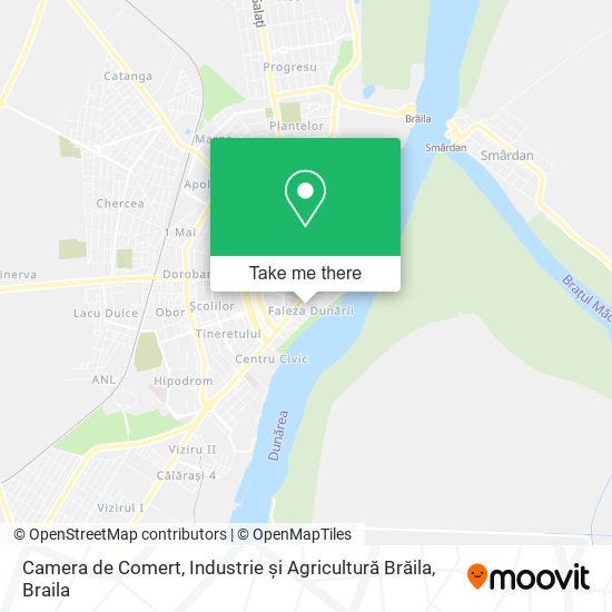 Camera de Comert, Industrie și Agricultură Brăila map