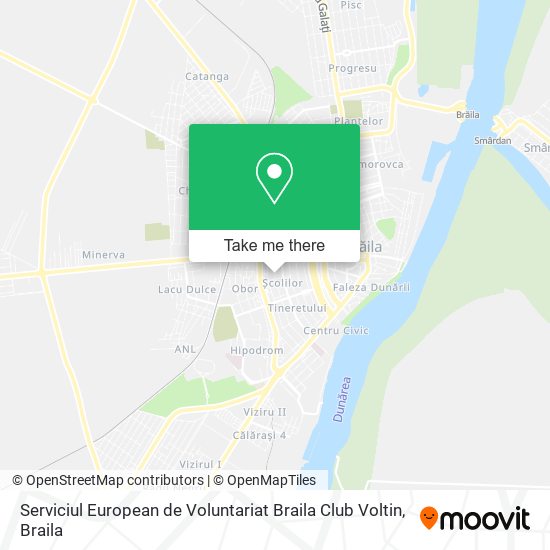 Serviciul European de Voluntariat Braila Club Voltin map
