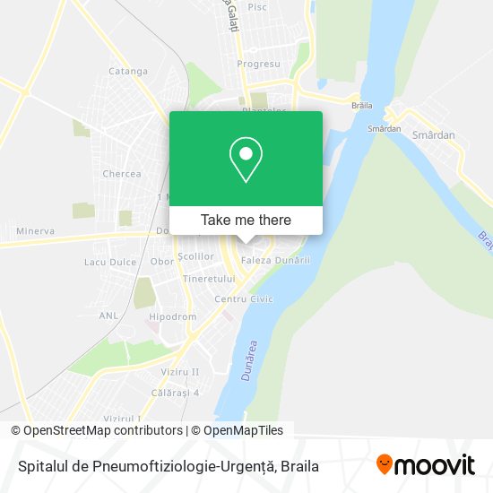 Spitalul de Pneumoftiziologie-Urgență map