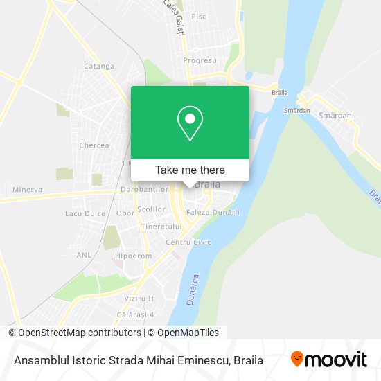 Ansamblul Istoric Strada Mihai Eminescu map