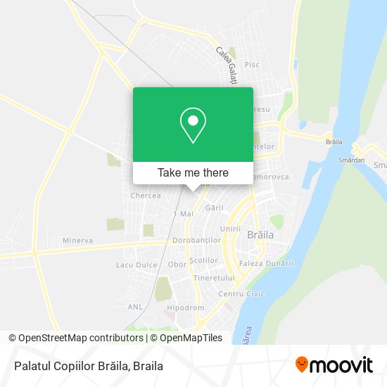 Palatul Copiilor Brăila map