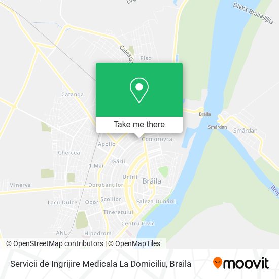 Servicii de Ingrijire Medicala La Domiciliu map