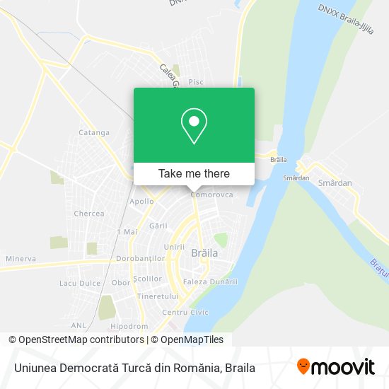 Uniunea Democrată Turcă din Romănia map