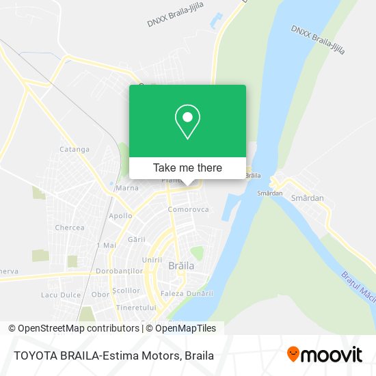 TOYOTA BRAILA-Estima Motors map