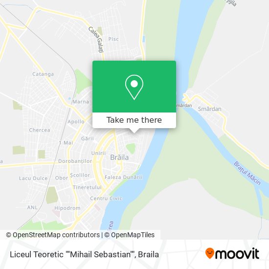 Liceul Teoretic ""Mihail Sebastian"" map
