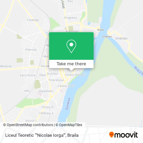 Liceul Teoretic ""Nicolae Iorga"" map