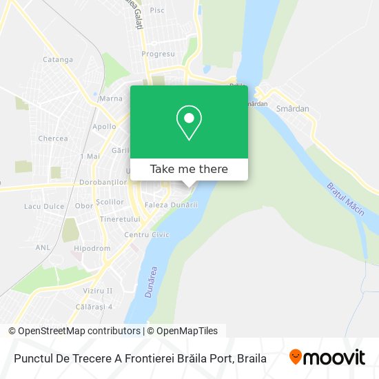 Punctul De Trecere A Frontierei Brăila Port map