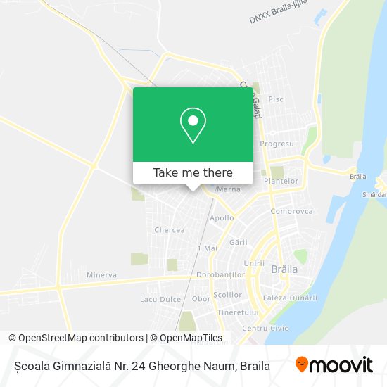 Școala Gimnazială Nr. 24 Gheorghe Naum map