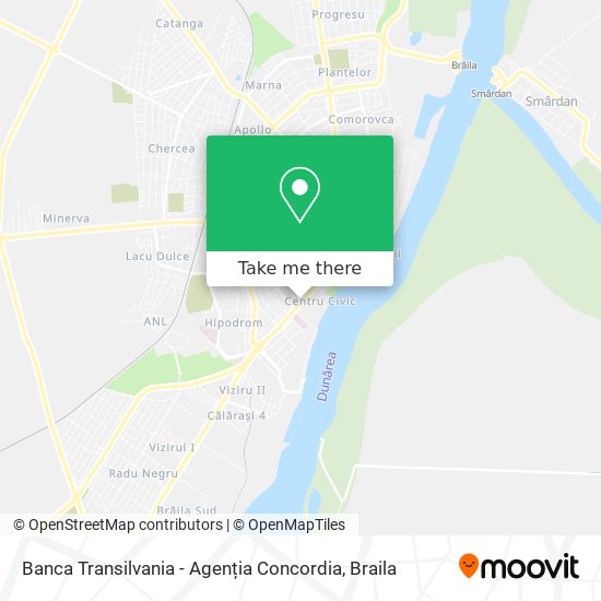 Banca Transilvania - Agenția Concordia map