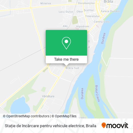 Stație de încărcare pentru vehicule electrice map