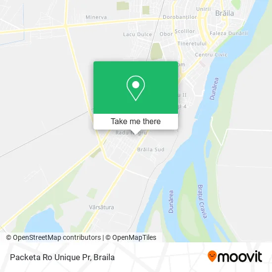 Packeta Ro Unique Pr map