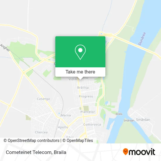 Cometeinet Telecom map